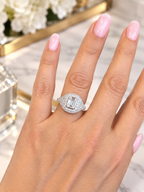 Kate Collin 1.85 CT Diamond Statement Ring in 14K White Gold