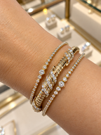 14K Gold 1.32 CT Diamond Flex Bracelet
