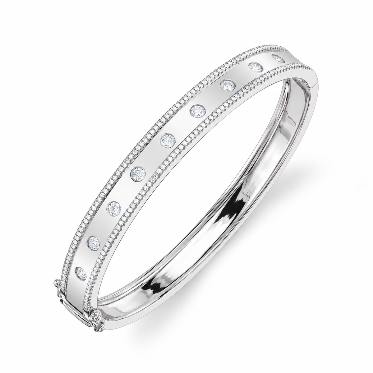 0.97CT DIAMOND BANGLE