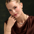 Baguette Diamond Bezel Necklace-1.15 CT