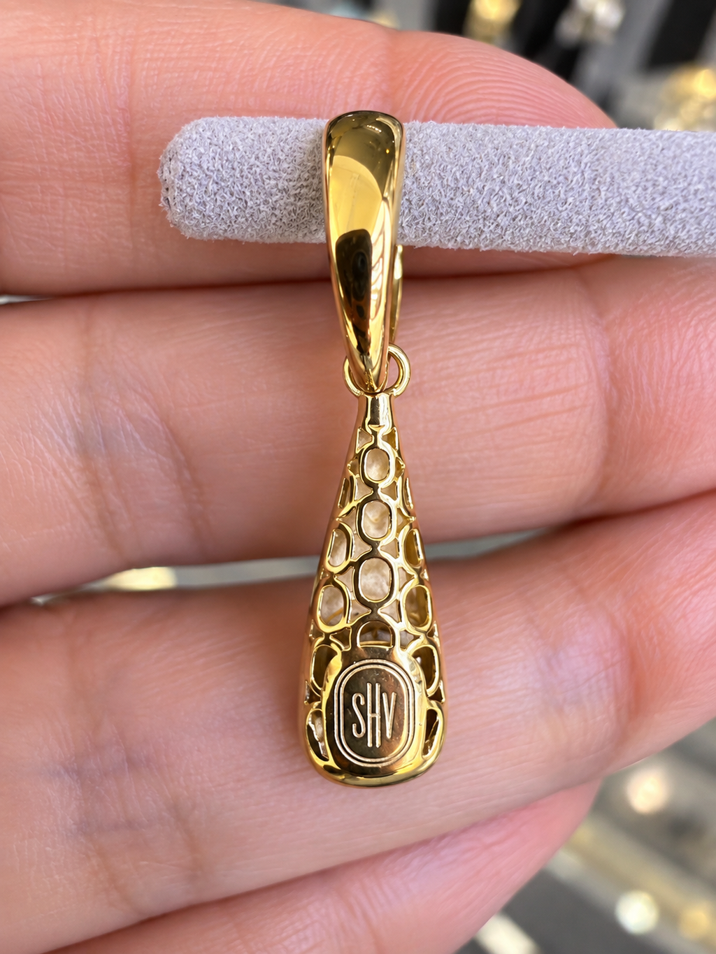 Icon Lumeria 14K Yellow Gold Diamond Drop Earrings – 0.40 CTW