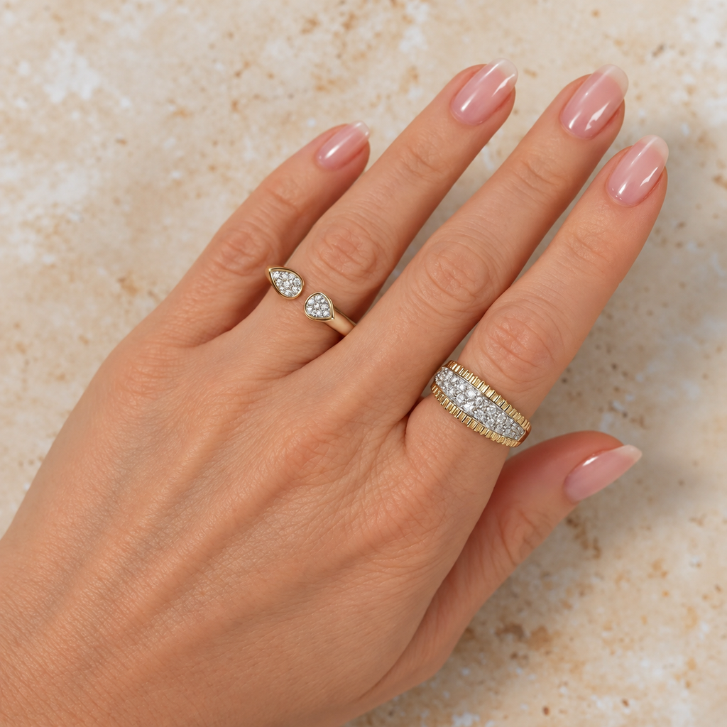 0.19CT DIAMOND RING