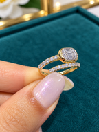14K Yellow Gold Diamond Icon Lumeria Fashion Ring – 0.62 CTW