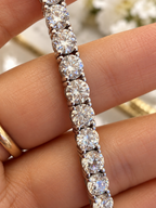 13.05 CTW Diamond Tennis Bracelet in 14K Gold