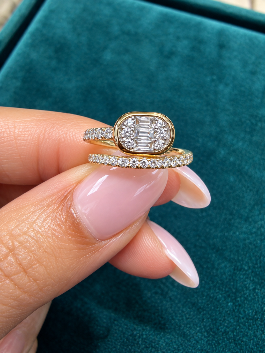 14K Yellow Gold Diamond Icon Lumeria Fashion Ring – 0.62 CTW