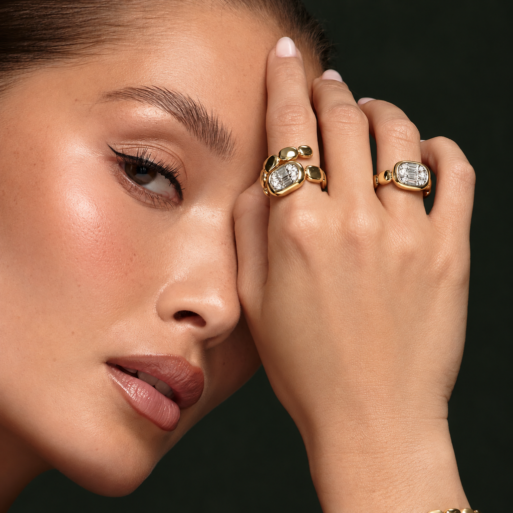 0.55CT DIAMOND BAGUETTE RING