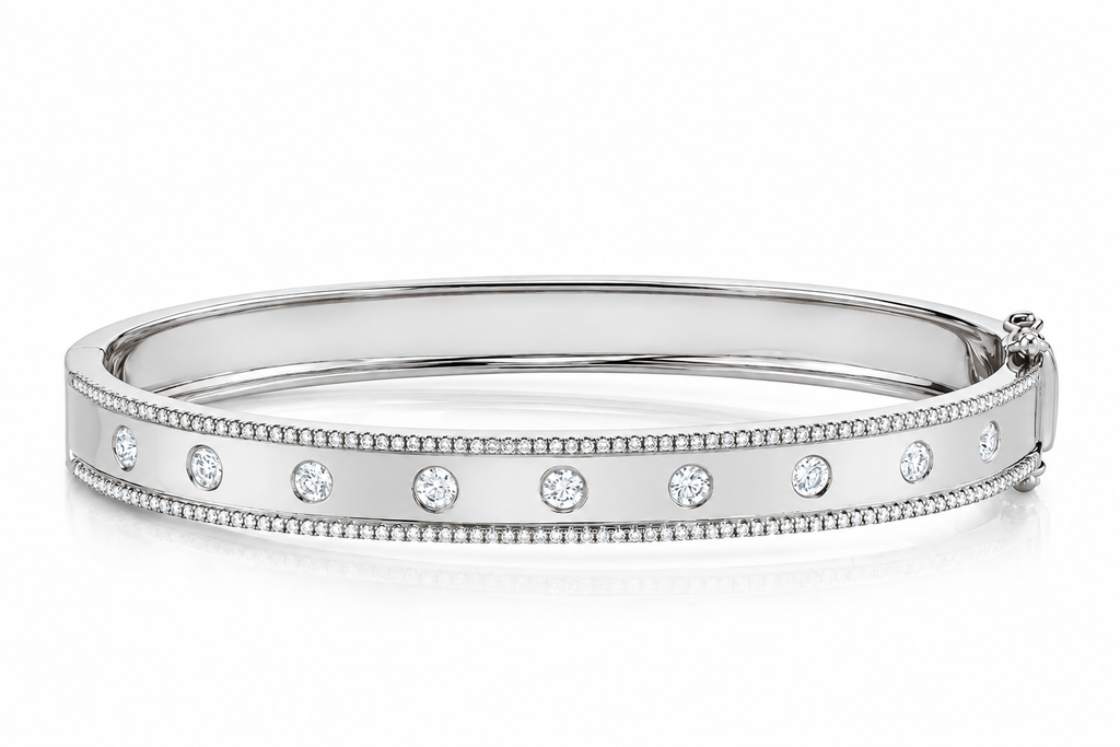 0.97CT DIAMOND BANGLE