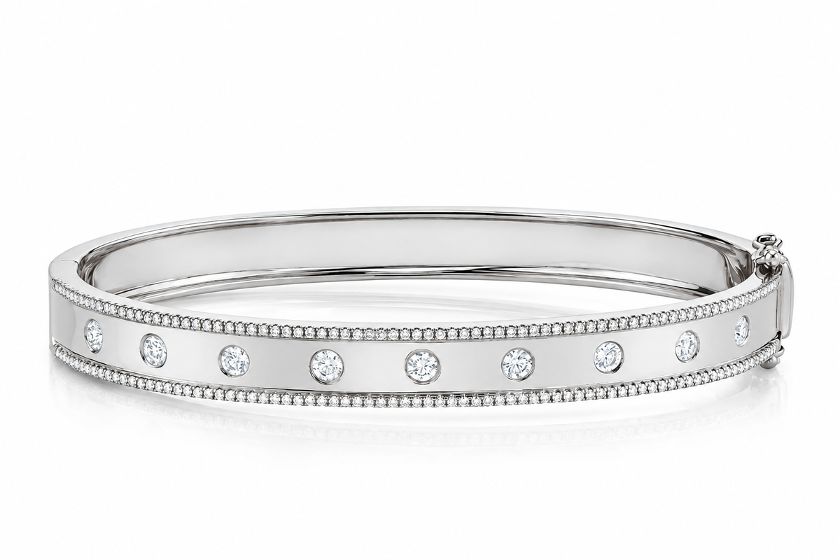 0.97CT DIAMOND BANGLE