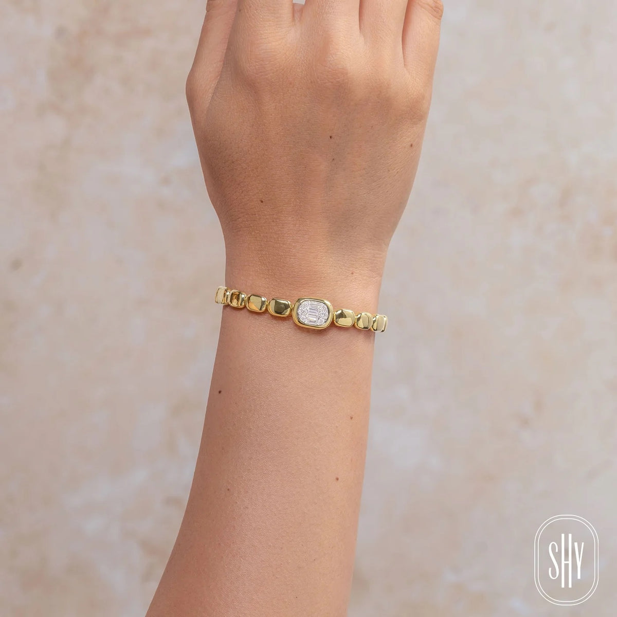 0.55 CT DIAMOND BAGUETTE BANGLE