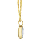 0.55 CT DAMOND BAGUETTE CHOPIN CHAIN NECKLACE