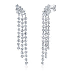 Ella 2.36 CT Diamond Cascade Earrings