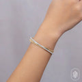 1.21CT DIAMOND BRIDGE BANGLE