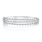 DIANA 2.24 CT Three-Row Diamond Bangle