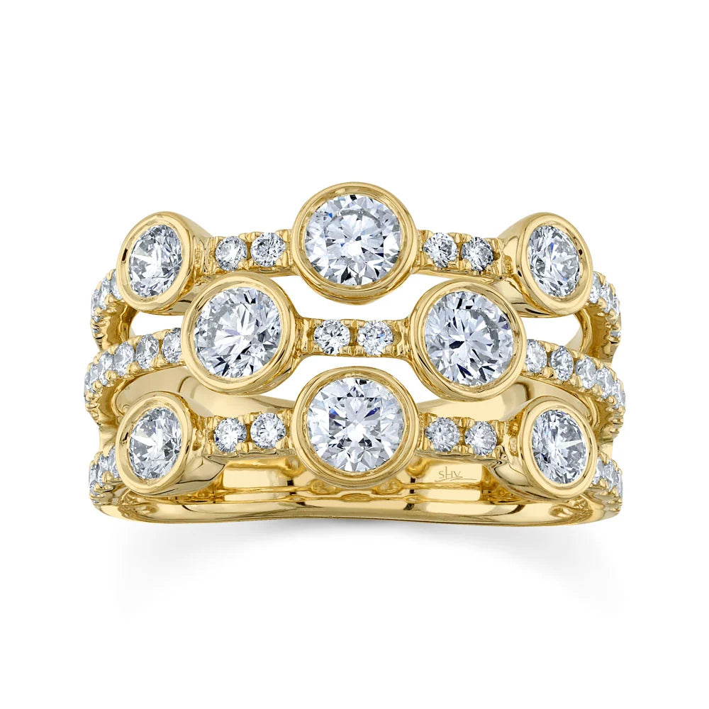 1.58CT DIAMOND BEZEL RING