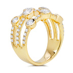 1.58CT DIAMOND BEZEL RING