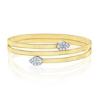 0.55CT DIAMOND PAVE BANGLE