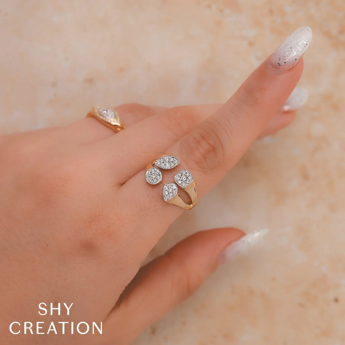 0.36CT DIAMOND PAVE RING