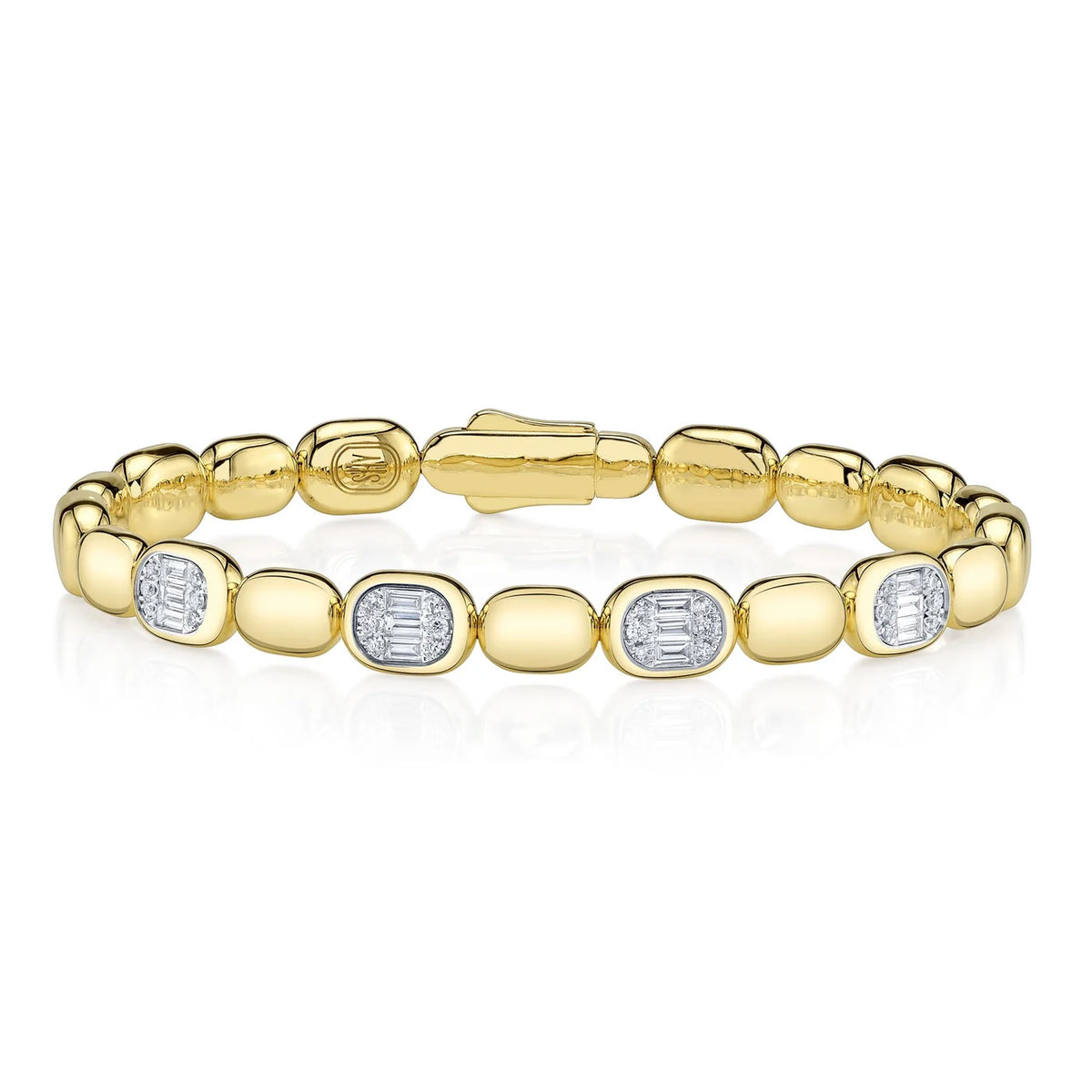 0.40CT DIAMOND BAGUETTE BANGLE